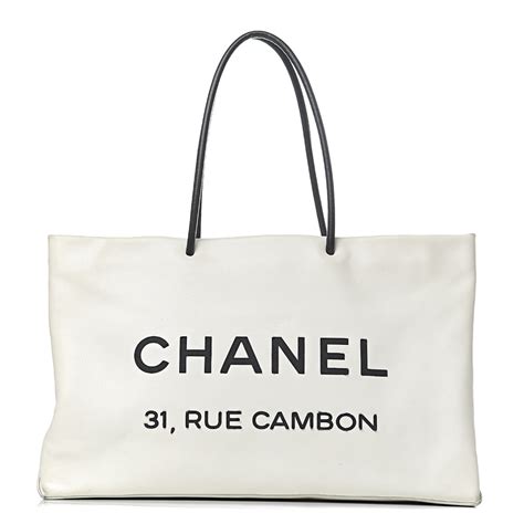 chanel cambon essential calfskin tote